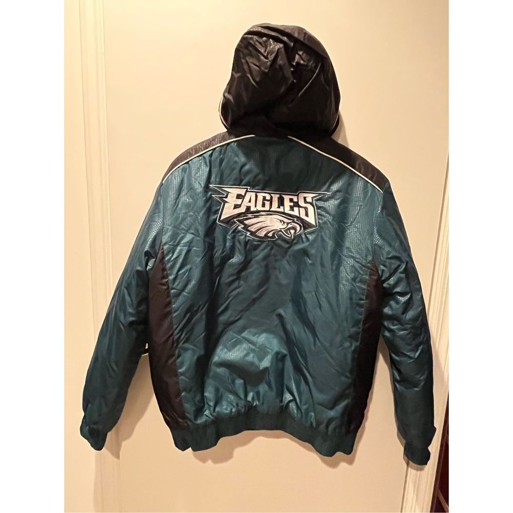Vintage Philadelphia Eagles NFL Team Apparel￼ ￼Puffer Jacket Warm Size M